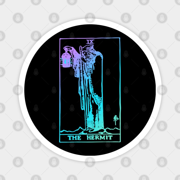 The Hermit Tarot Card Magnet by srojas26